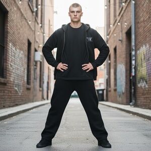 424 - 🏍️ Uni-Sex Zip Up Artwork Hoodie